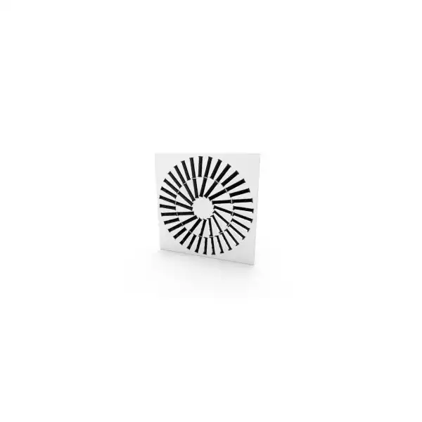 SWIRL DIFFUSER WITH MOVABLE BLADES