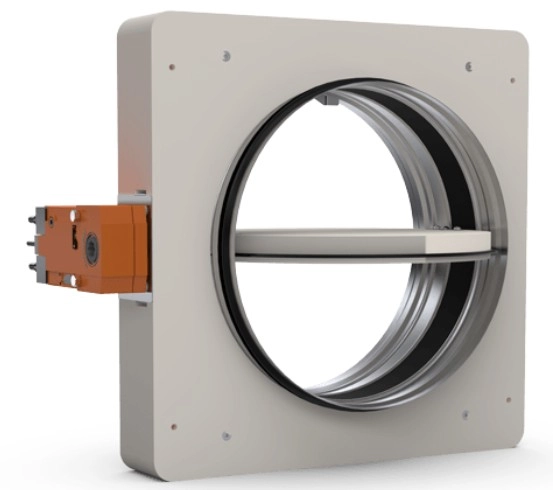 KTQ‑O RONDE BRANDKLEP VOOR SNELLE INSTALLATIE