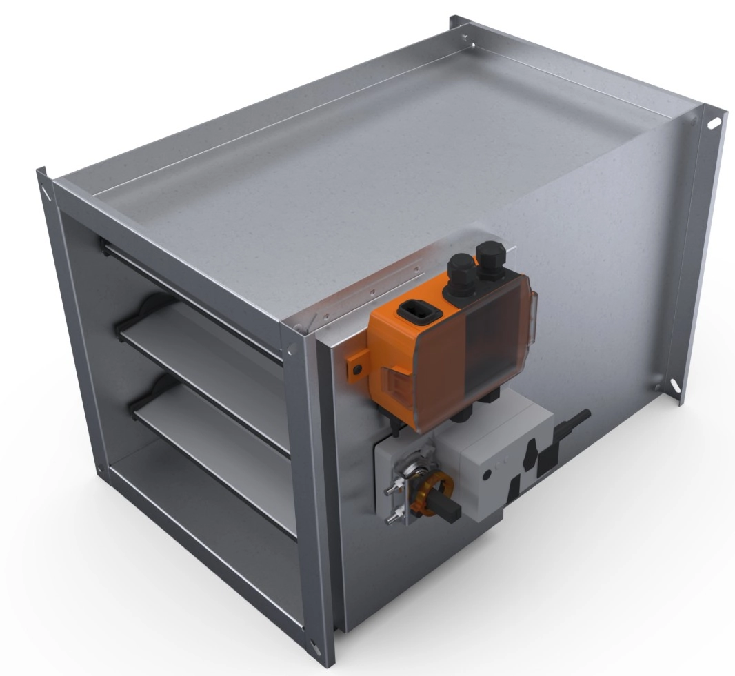 RPP-P AIR PRESSURE RECTANGULAR VOLUME FLOW CONTROLLER